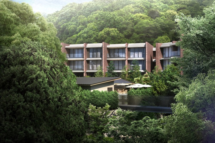 六甲⼭系の静謐な⾃然を享受